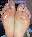 Oiled feet
