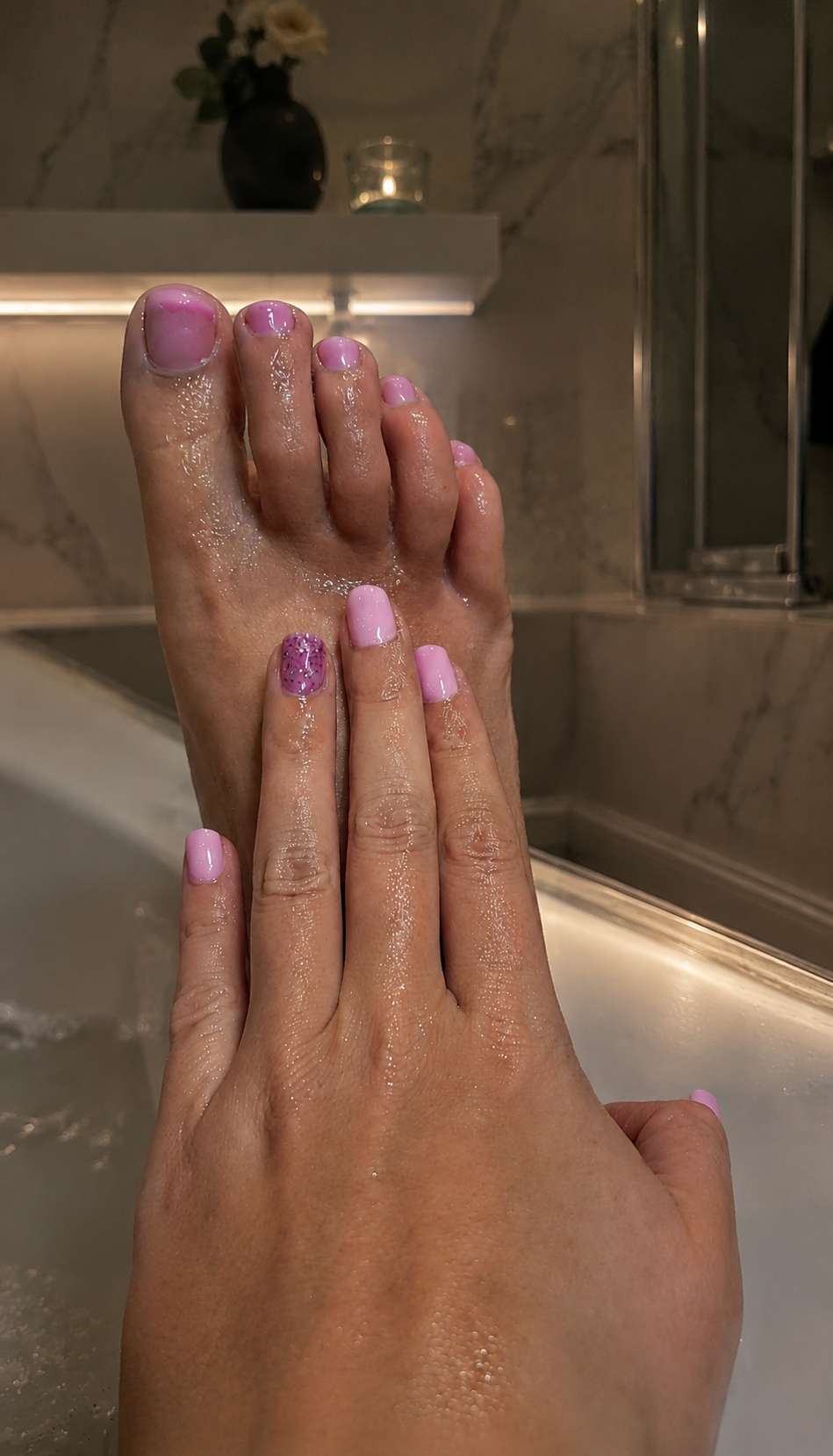 Beautiful hands and feet